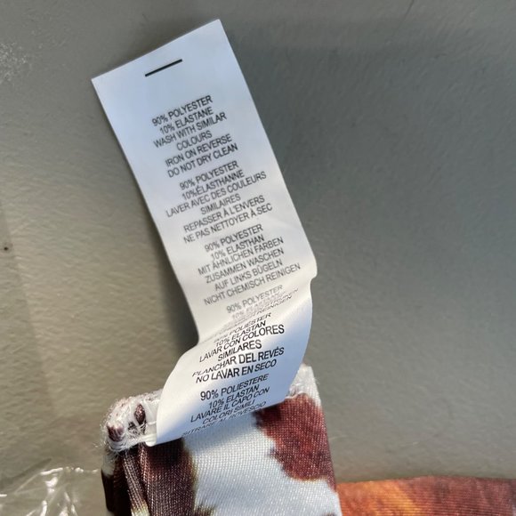 Nasty Gal Howdy There High-Leg Cow Bikini Bottom Womens 10 White Swimwear NEW - Picture 4 of 7